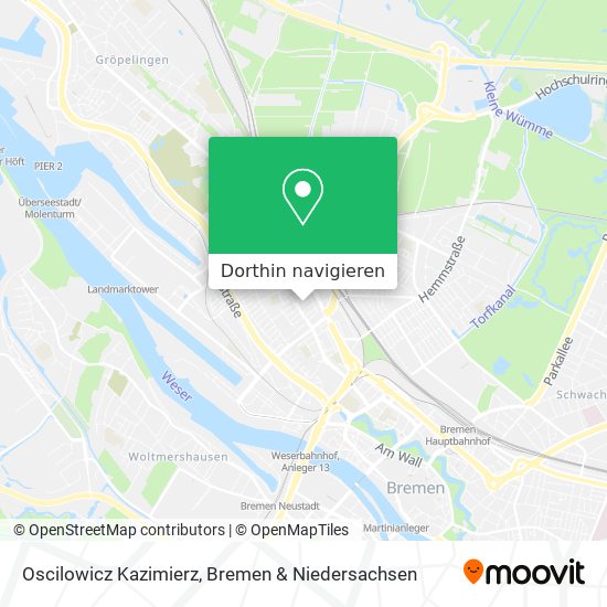 Oscilowicz Kazimierz Karte