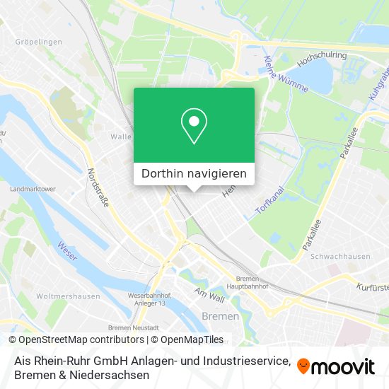 Ais Rhein-Ruhr GmbH Anlagen- und Industrieservice Karte