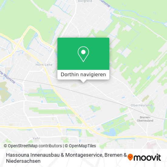 Hassouna Innenausbau & Montageservice Karte