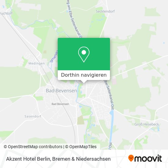 Akzent Hotel Berlin Karte