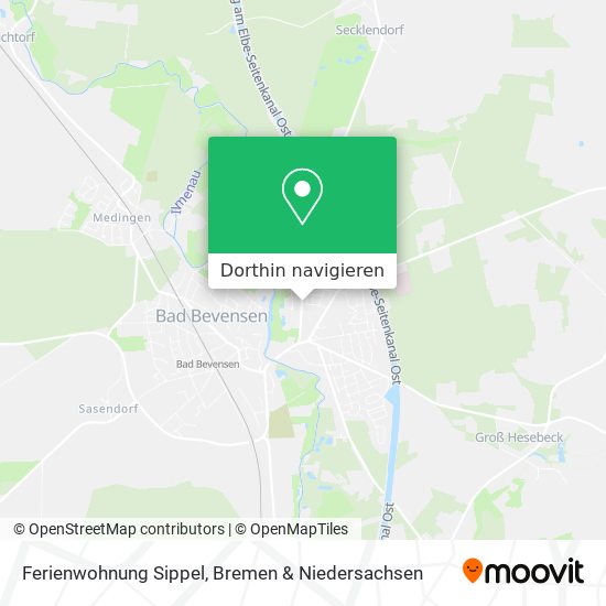 Ferienwohnung Sippel Karte