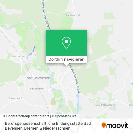 Berufsgenossenschaftliche Bildungsstätte Bad Bevensen Karte