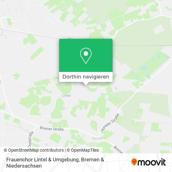 Frauenchor Lintel & Umgebung Karte