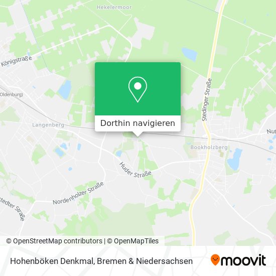 Hohenböken Denkmal Karte