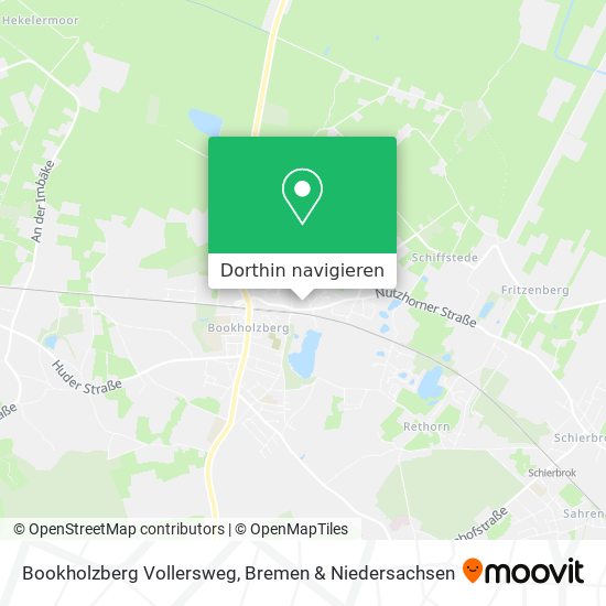 Bookholzberg Vollersweg Karte