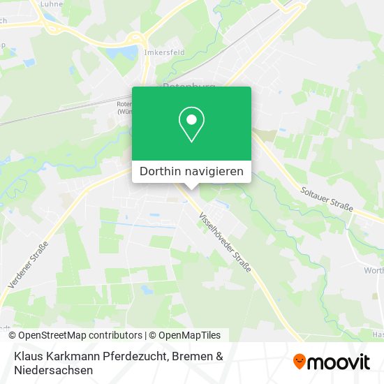 Klaus Karkmann Pferdezucht Karte