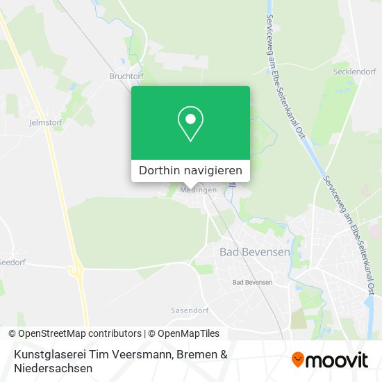 Kunstglaserei Tim Veersmann Karte