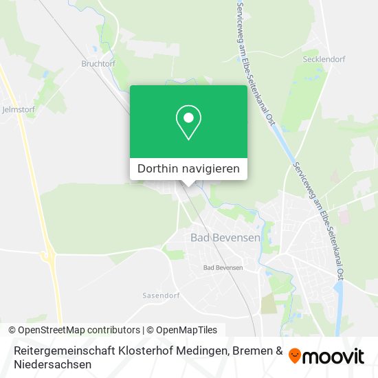 Reitergemeinschaft Klosterhof Medingen Karte