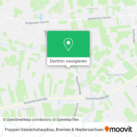 Poppen Gewächshausbau Karte