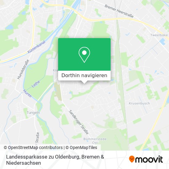 Landessparkasse zu Oldenburg Karte