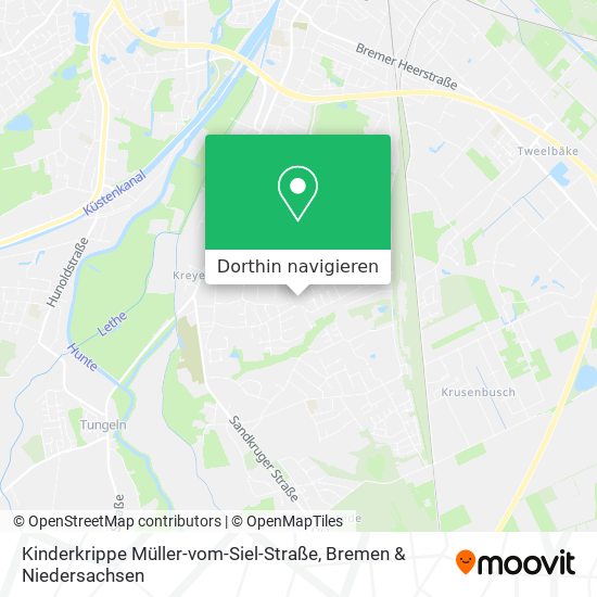 Kinderkrippe Müller-vom-Siel-Straße Karte