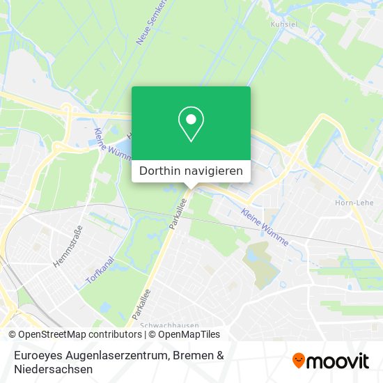 Euroeyes Augenlaserzentrum Karte