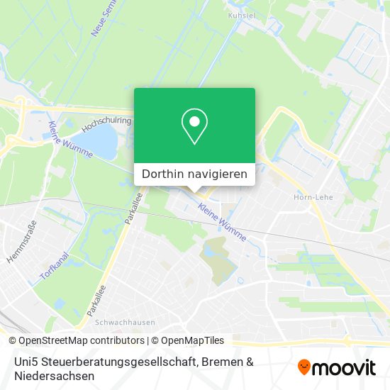 Uni5 Steuerberatungsgesellschaft Karte