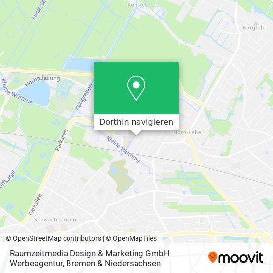 Raumzeitmedia Design & Marketing GmbH Werbeagentur Karte