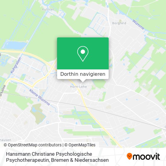 Hansmann Christiane Psychologische Psychotherapeutin Karte