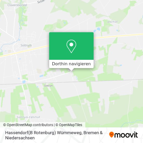 Hassendorf(B Rotenburg) Wümmeweg Karte