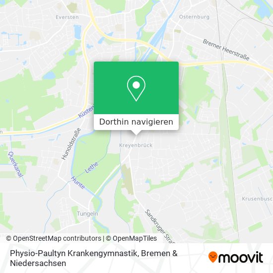 Physio-Paultyn Krankengymnastik Karte