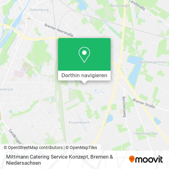 Mittmann Catering Service Konzept Karte