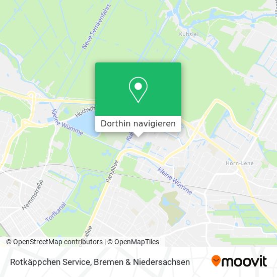 Rotkäppchen Service Karte