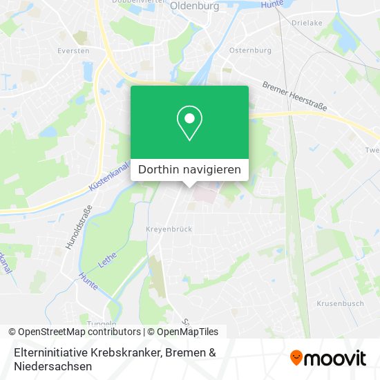 Elterninitiative Krebskranker Karte