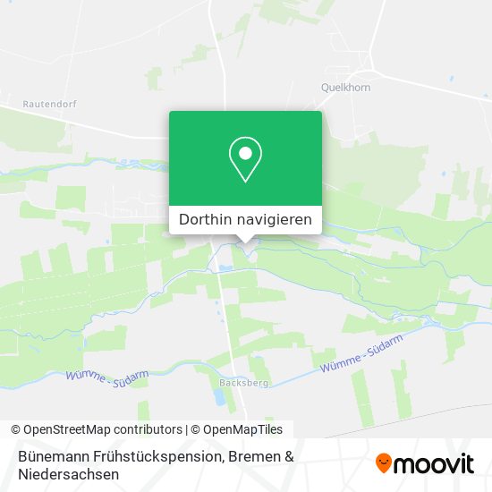 Bünemann Frühstückspension Karte