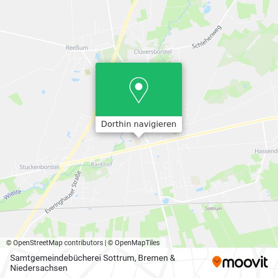 Samtgemeindebücherei Sottrum Karte