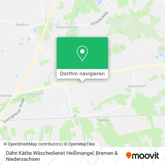 Dähn Käthe Wäschedienst Heißmangel Karte