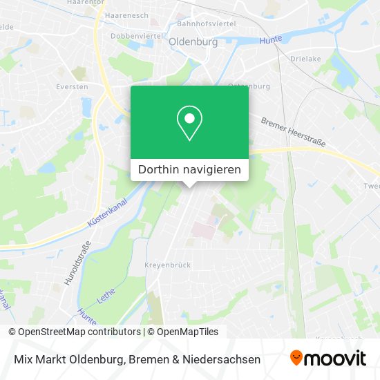 Mix Markt Oldenburg Karte
