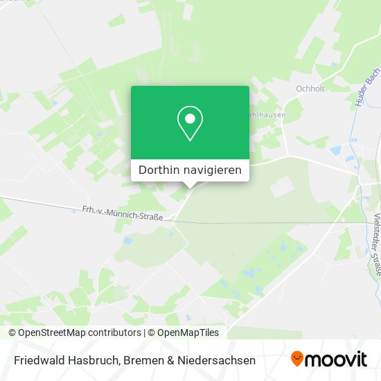 Friedwald Hasbruch Karte