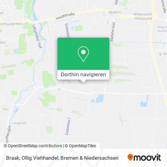 Braak, Ollig Viehhandel Karte