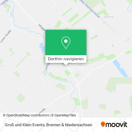 Groß und Klein Events Karte