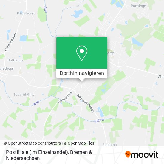 Postfiliale (im Einzelhandel) Karte