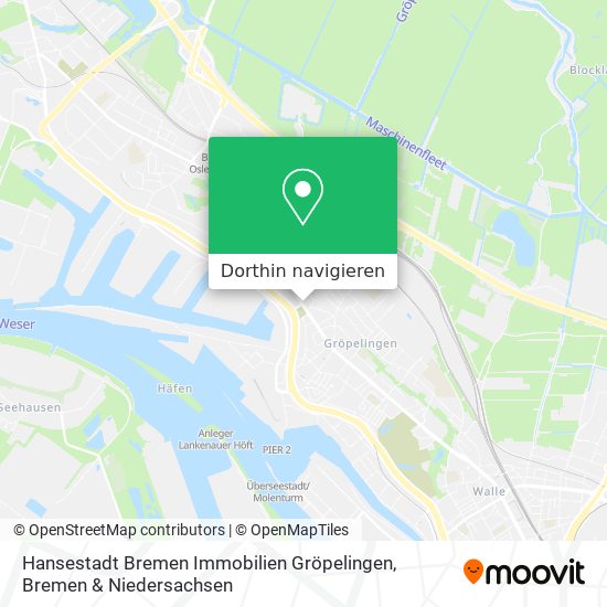 Hansestadt Bremen Immobilien Gröpelingen Karte