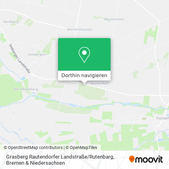 Grasberg Rautendorfer Landstraße / Rutenbarg Karte