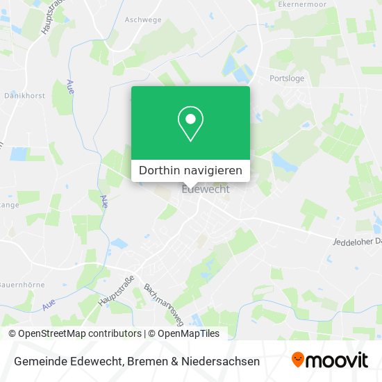 Gemeinde Edewecht Karte