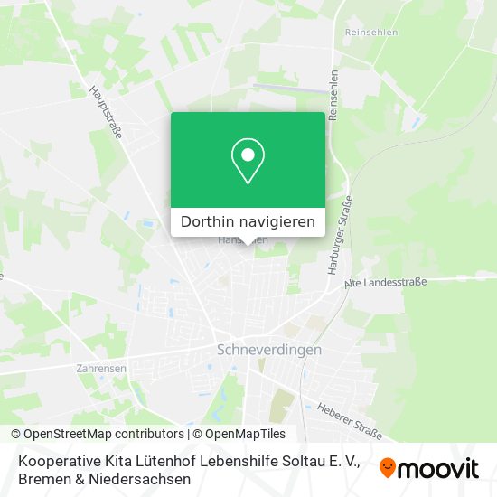 Kooperative Kita Lütenhof Lebenshilfe Soltau E. V. Karte