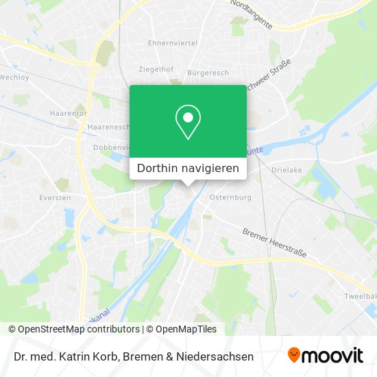Dr. med. Katrin Korb Karte