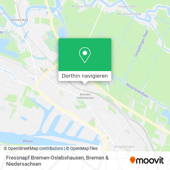 Fressnapf Bremen-Oslebshausen Karte