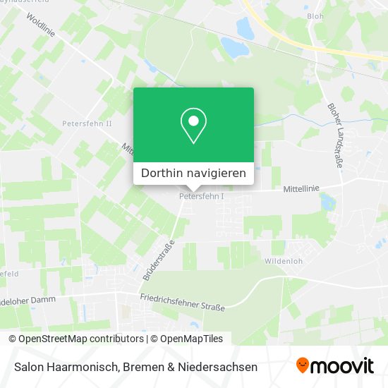 Salon Haarmonisch Karte