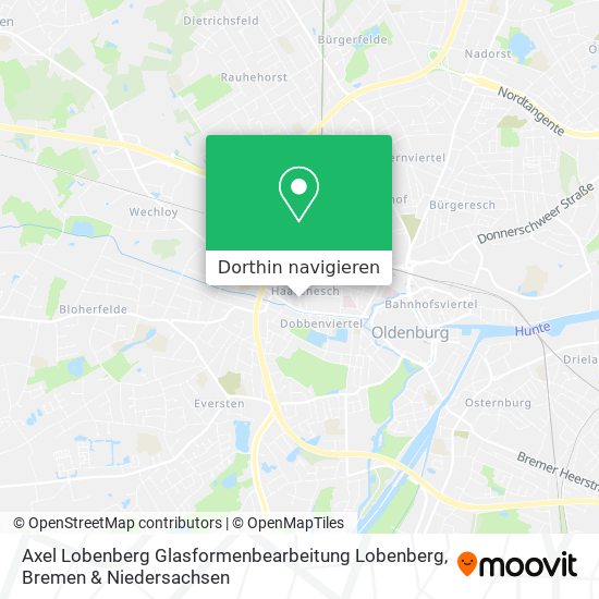 Axel Lobenberg Glasformenbearbeitung Lobenberg Karte