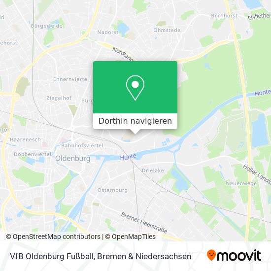 VfB Oldenburg Fußball Karte