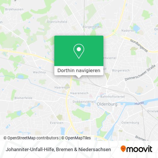 Johanniter-Unfall-Hilfe Karte