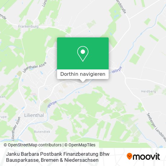 Janku Barbara Postbank Finanzberatung Bhw Bausparkasse Karte
