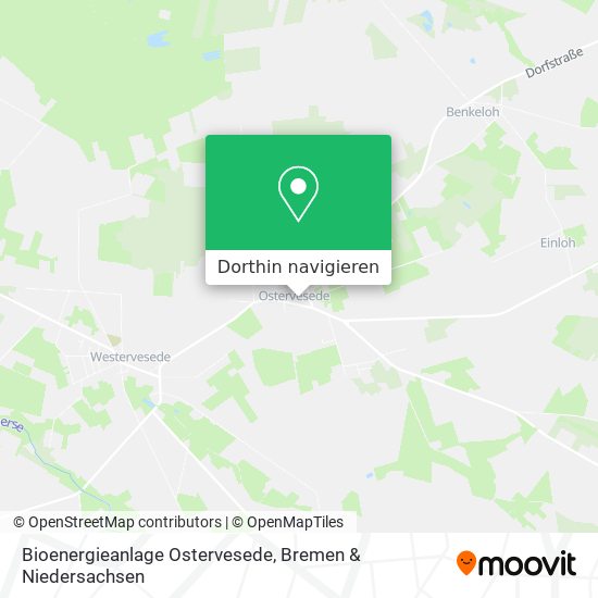 Bioenergieanlage Ostervesede Karte