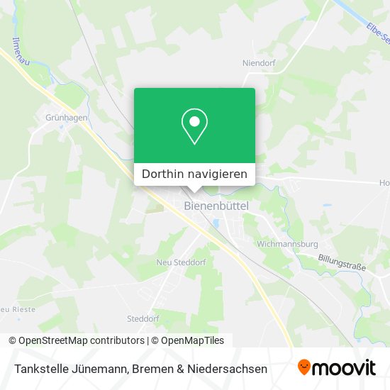 Tankstelle Jünemann Karte