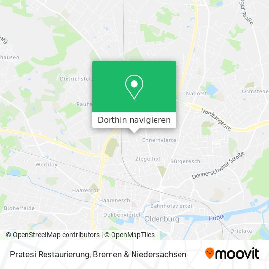 Pratesi Restaurierung Karte