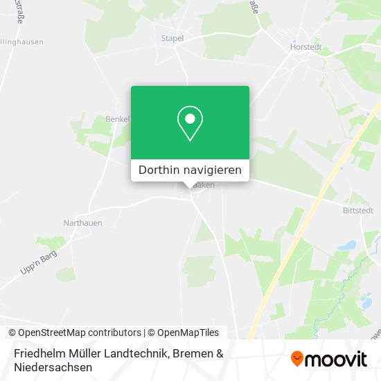 Friedhelm Müller Landtechnik Karte