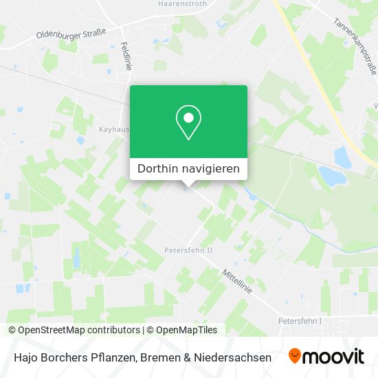 Hajo Borchers Pflanzen Karte