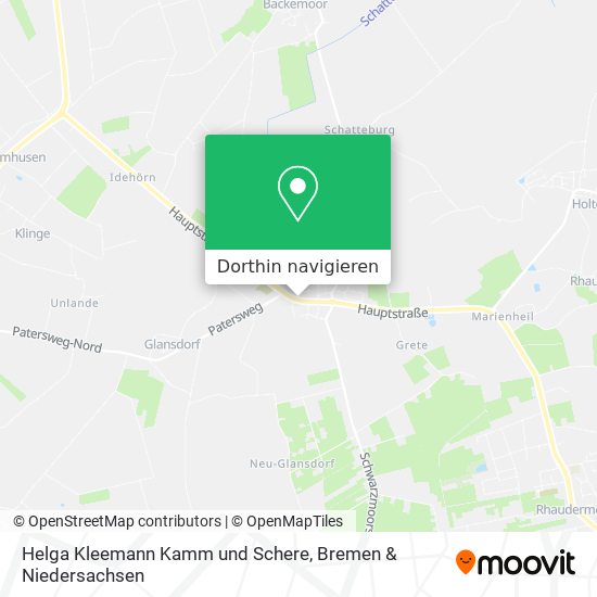 Helga Kleemann Kamm und Schere Karte