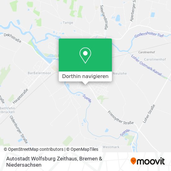 Autostadt Wolfsburg Zeithaus Karte